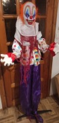 Straszny Klaun Animatronik - Duża Dekoracja na Halloween / Dom Strachów