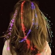 FLASH HAIR - PASKI NA WŁOSY - LED - MULTICOLOR