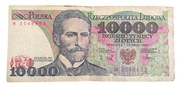 Polska 10000 złotych 1988 rok seria W