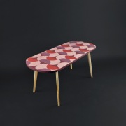 Stolik kawowy jamnik retro vintage lata 60