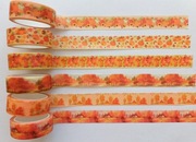 jesienny zestaw2 washi tape taśma ozdobna 5m scrapbooking