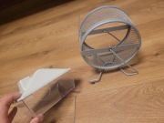 Akcesoria dla chomika kołowrotek, domek