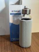 Szklana butelka na wodę DEARRAY 500 ml borokrzemowa BPA FREE z pokrowcem