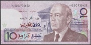 Maroko 10 dirham 1987 - król Hassan II - stan bankowy UNC -