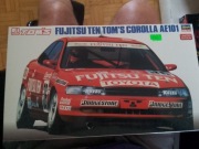 Model TOYOTA COROLLA TOM'S FUJITSU - HASEGAWA Jak Nowy  OKAZJA !!