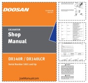 Doosan DX140R DX140LCR Workshop Manual Instrukcja serwisowa naprawcza