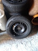 opony zimowe z felgami stalowymi wyważone nowe