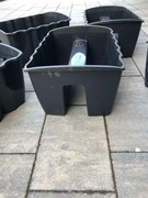 DONICZKA BALKONOWA SKRZYNKA NA BALKON BALUSTRADĘ ANTRACYT 40cm