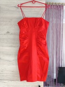 Czerwona sukienka wyjściowa okazjonalna rozm. 38