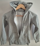 Bluza z kapturem szara. Reserved. Rozmiar 134 cm.