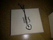 YES bransoletka srebrna nowa serce serduszko