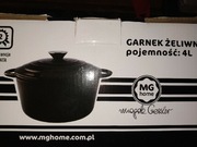 Garnek żeliwny MG Home 4 l
