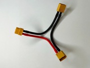 Adapter Kabel szeregowy (żeńskie XT-60) x (2x XT60 męskie)