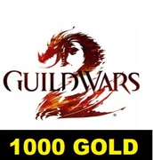 GUILD WARS 2 - 1000G 1000 GOLDA ZŁOTO GW2 DOSTĘPNE