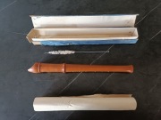 Stary flet prosty blokflot Alexander Heinrich z pudełkiem