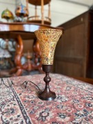 Retro Lampka Stojąca Szkiełka Łączone