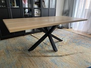 Loftowy duży stół do jadalni 100x200 cm