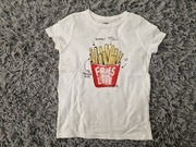 Rozm 122 koszulka bluzka z krótkim rękawem dla dziewczynki 