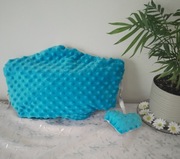 Poduszka chmurka z łuską gryki plus zawieszka serce 