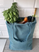 Turkusowa szoperka torba na zakupy