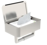 Uchwyt na papier toaletowy WZRUA stal nierdzewna pojemnik