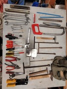 Zestaw narzędzi  z torbą po dziadku.