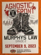 AGNOSTIC FRONT PLAKAT POSTER LIVE 2023 