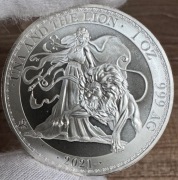 Srebrna moneta 1 oz Una i Lew 2021