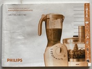 Instrukcja do robota philips HR7745, HR7740 papierowa + przepisy