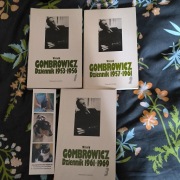 Kpl Dzienników Gombrowicza Wydawnictwo Literackie bdb