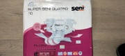 SENI SUPER QUATRO pieluchy rzepy L 10 szt. 100-150 cm