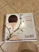 Profesjonalny wzornik fryzjerski farb do włosów Sanotint