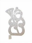 Ozdoba świąteczna bałwanek ledowy 