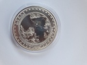 Srebna moneta Tekelau Terra 5 Dollars