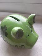 Świnka skarbonka fajans 