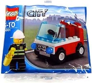 Lego 30001 City - Straż Pożarna Fireman's Car Polybag MISB z 2009