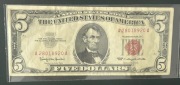 5 dolarów USA , 1963, czerwona pieczęć