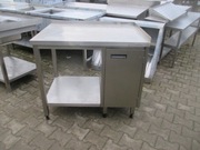 Stół Gastronomiczny Z Półką I Szafką 100/70/85