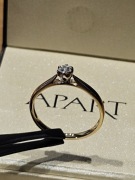 Apart pierścionek zaręczynowy złoto 1,83g, diament 0,05ct
