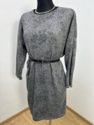 Sukienka nietoperz oversize elegancka Wygodna szara rozmiar XL 42