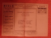 Stare programy teatralne i reklamy Lata 1946-1947