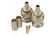 Złącze wtyk BNC na kabel RG6 ZACISKANE