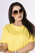 Tshirt bluzka   Ooh La La  cytryna uni