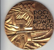 XXX Rocz. Pow. PPR - Katowice 1972r.- Medal - Wystawa PZF