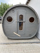 Sauna ogrodowa, ruska bania beczka S4 Panorama