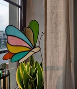 Witraż zawieszka motyl.