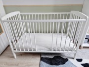 Łóżeczko 3w1 MATYLDA 120x60 dostawka, łóżko, tapczanik, materac DANPOL