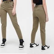 spodnie damskie z łańcuszkiem CROPP XU424-78X  r. 34