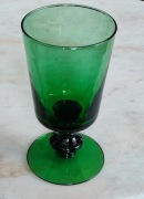 Wazon, kielich z węzłem – szkło artystyczne Empoli, lata 40-ste, Włochy 