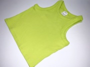 ZARA bawełniany neonowy TOP rozm. 140